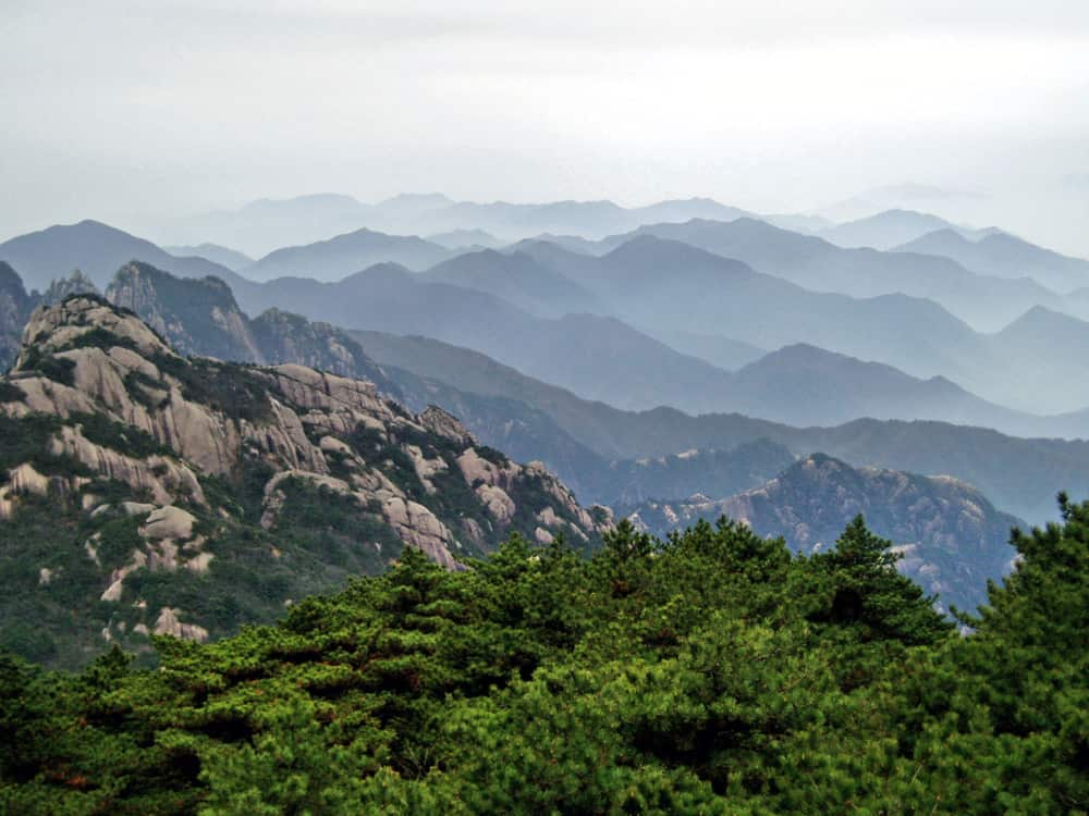 Huangshan mountain range, Anhui province, China