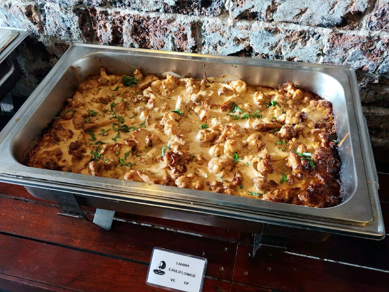 Ed Yousef's tahina cauliflower.