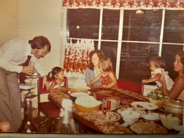 Theresa Tan (second on the left) grew up enjoying a multicultural selection of foods and an asthma-free childhood.