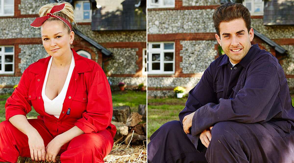 Jennifer Ellison and Rory McGrath