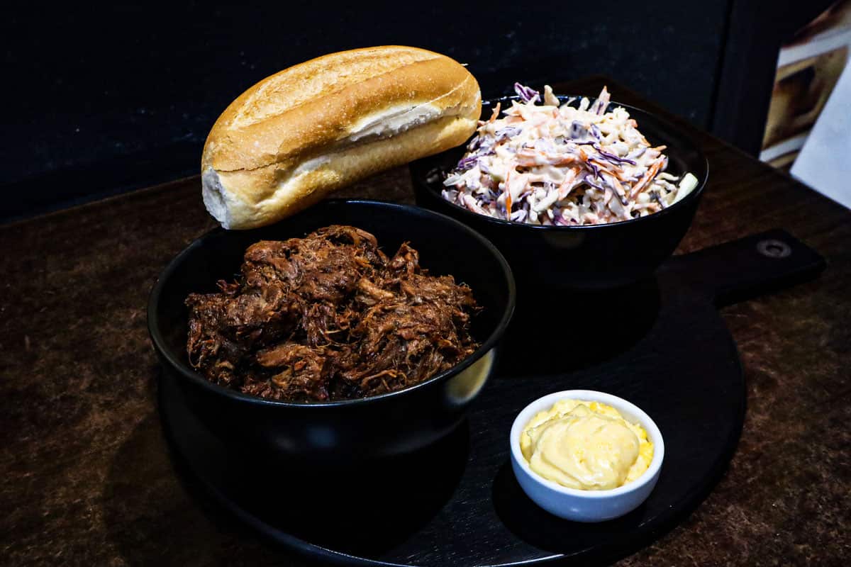 The slow-cooked beef is a star item on Hak's menu.