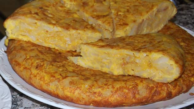Spanish tortilla potato omelette