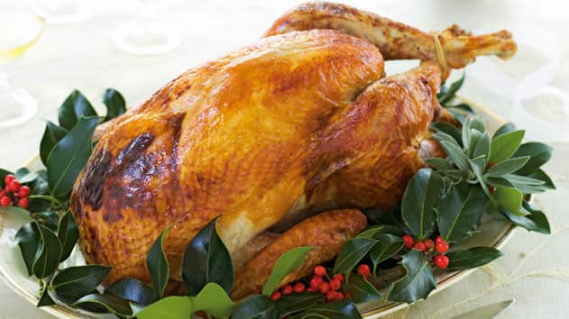 Roasted whole turkey
