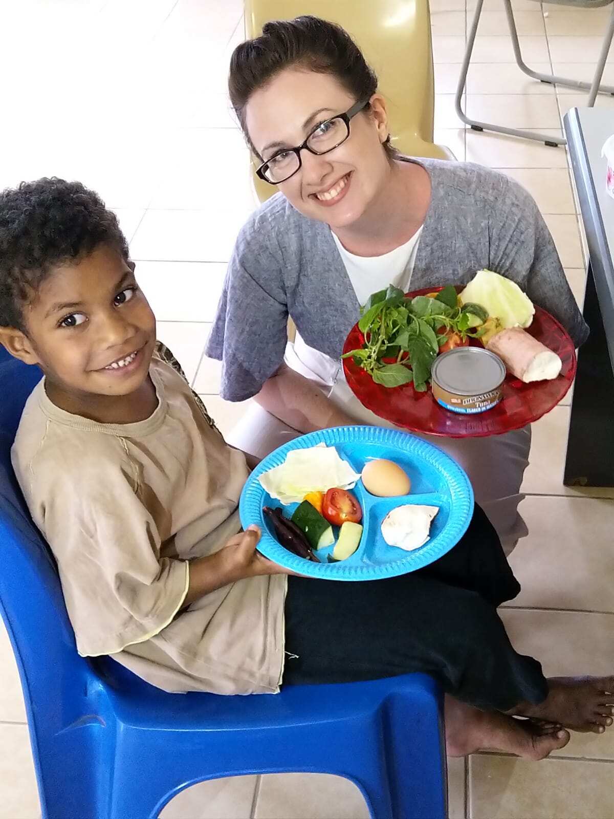 O'Meara says the workshops helped locals learn how to include a variety of fruits and vegetables found on the farm in their daily diet.