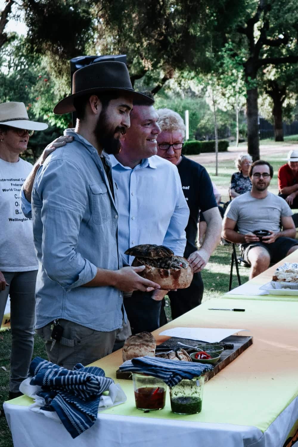 The Wellington local who took out this year’s title of Cob Loaf World Champion was Diego Baradit, winning with a South American inspired cob loaf. 