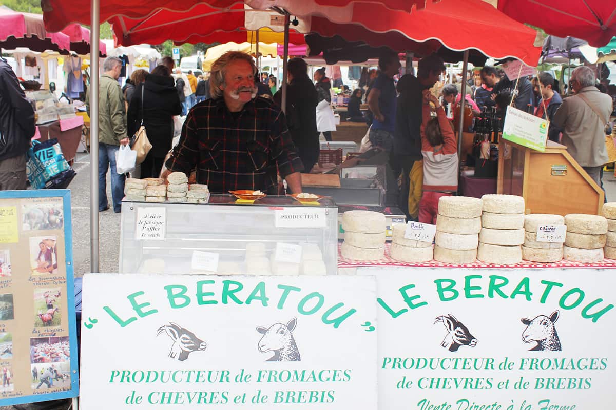 All of the cheeses at the Pyrenees Markets - Taste le Tour
