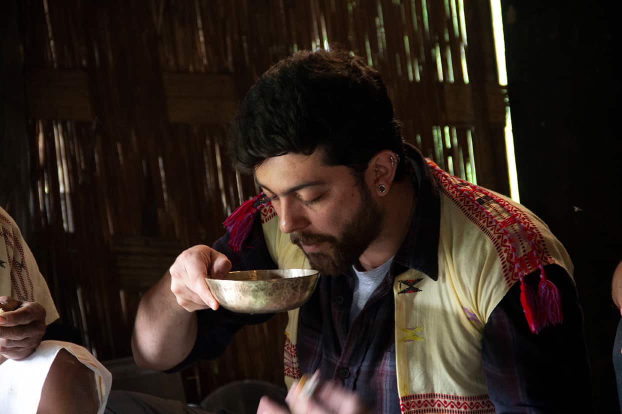 Pablo Naranjo Agular Visting the Mishing trib on the island of Majuli