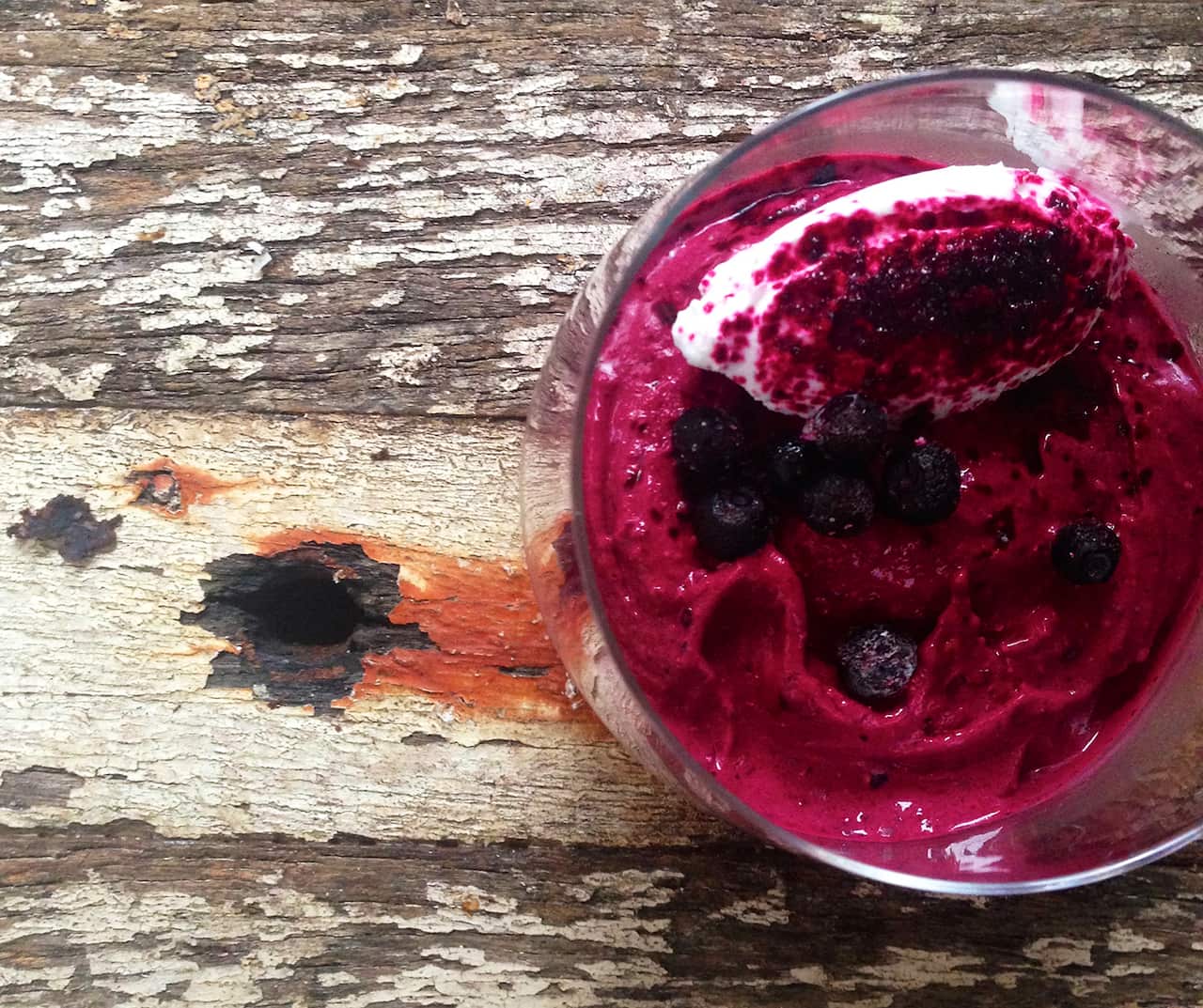 Frozen coconut yoghurt