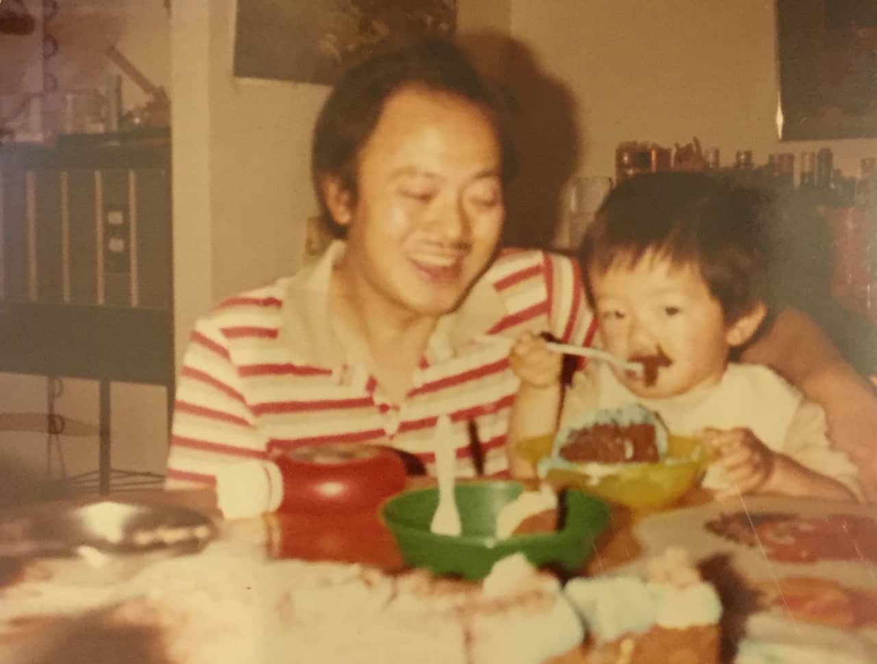 Mr Law and Benjamin Law