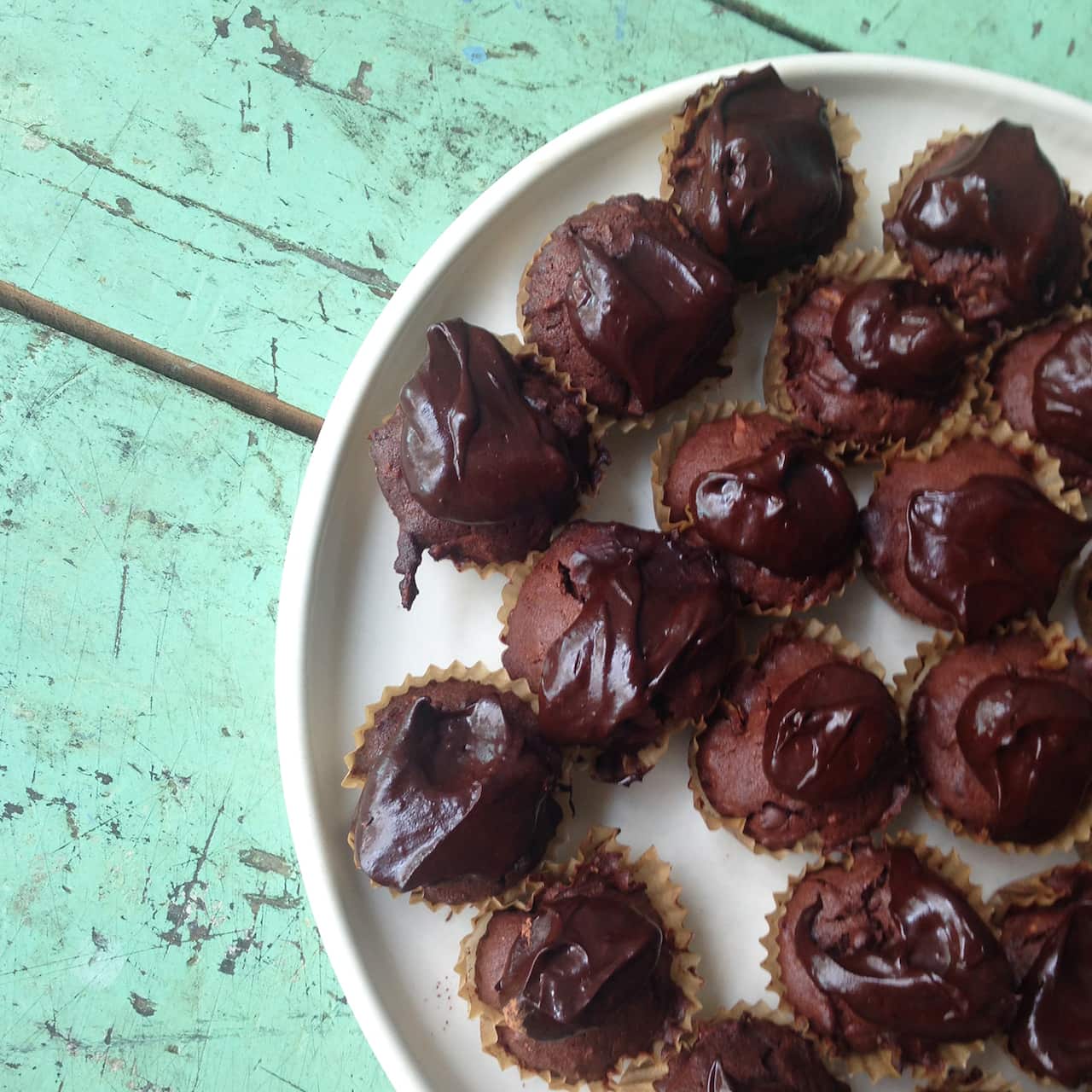 Chocolate coconut cupcakes