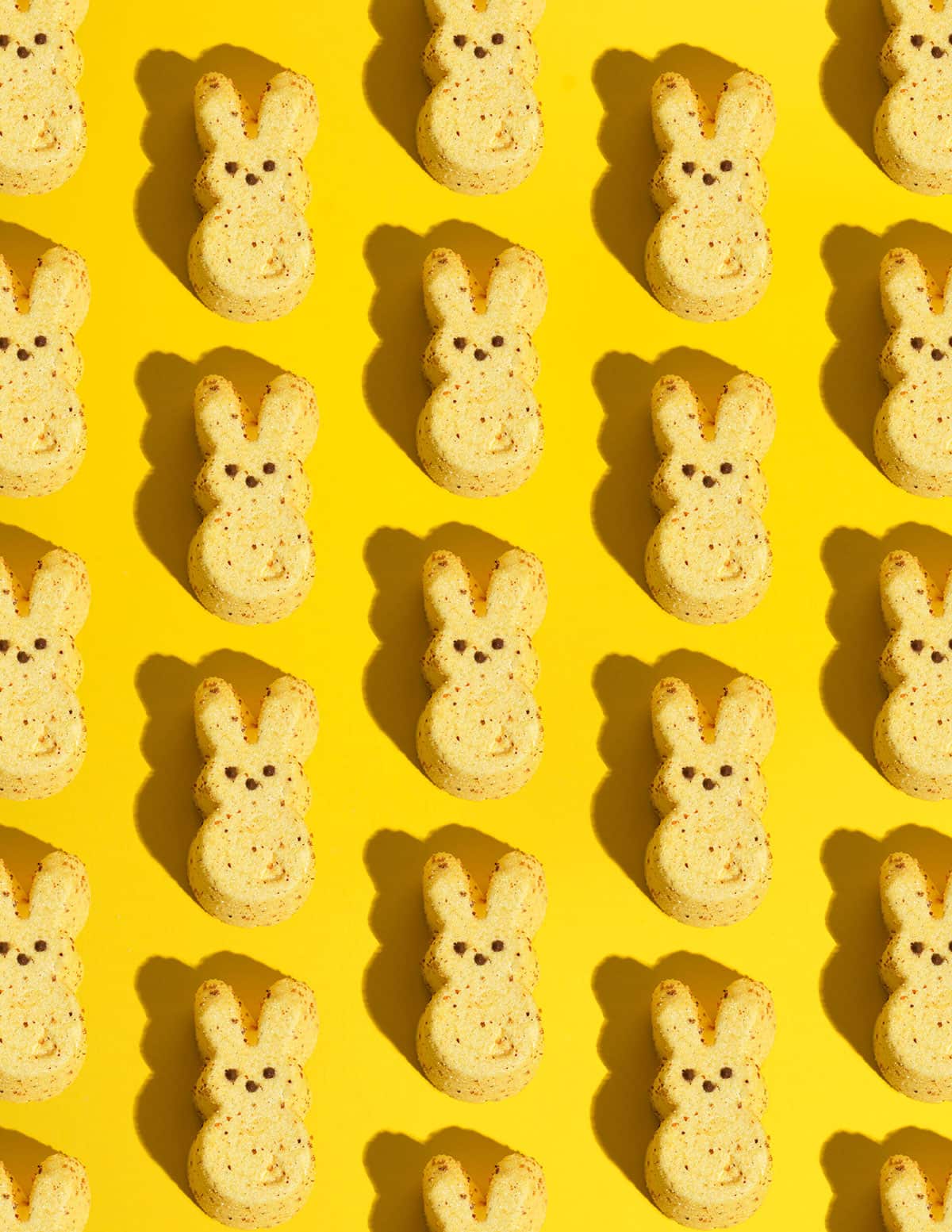 Castillo's homemade mango con limón rolled in Tajín, a spicy Mexican-style mango,styled as bright, playful bunnies.