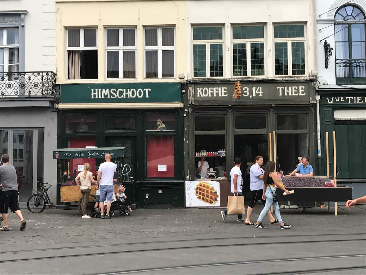 Cuberdon candy in the town of Ghent