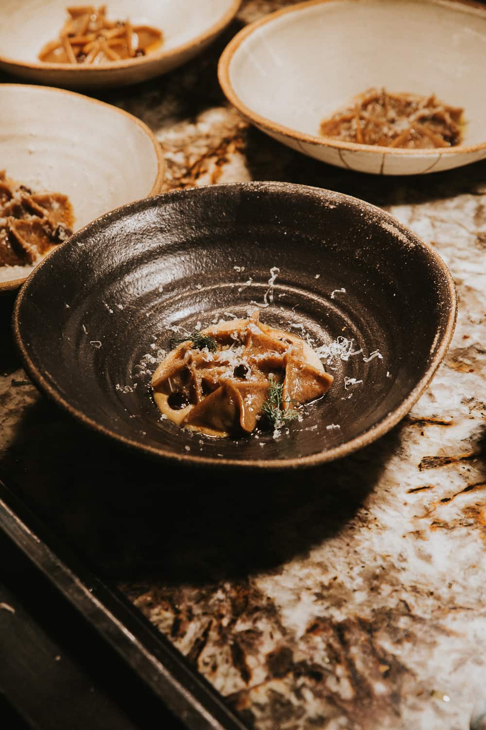 Pickled, smoked tongue is the secret ingredient in chef Roy Ner's shish barak dumplings