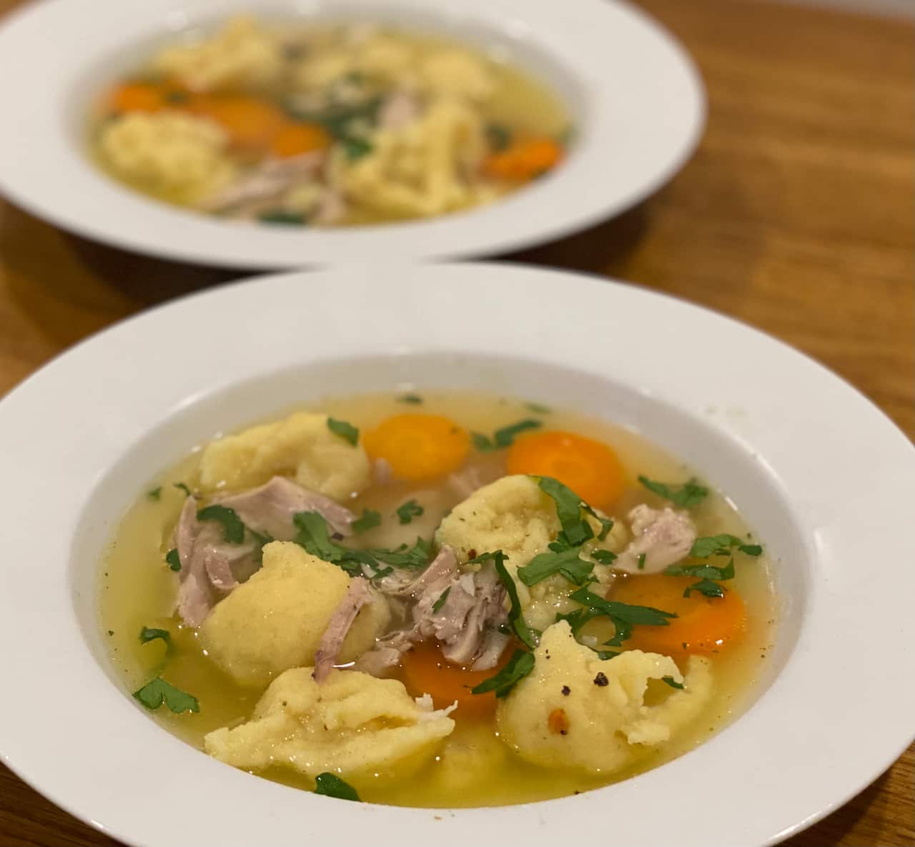 Keep warm this winter with the nourishing goodness of Croatian chicken soup. 