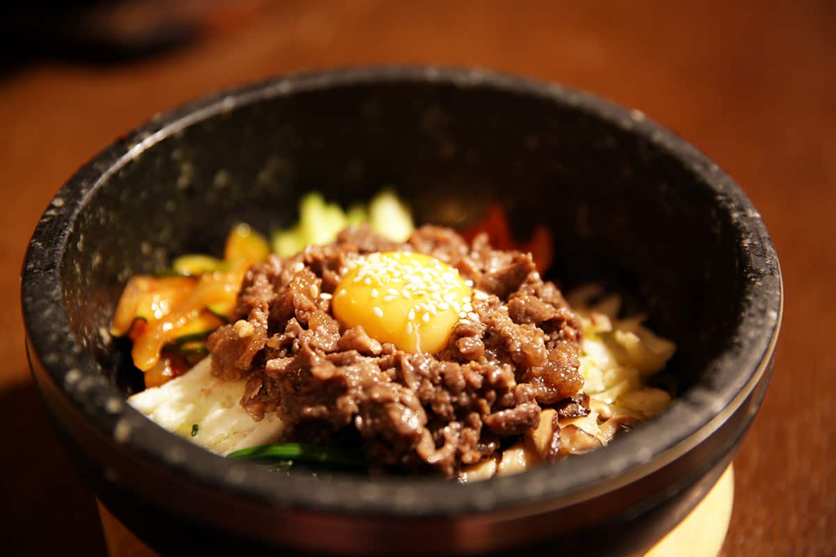 Beef bibimbap