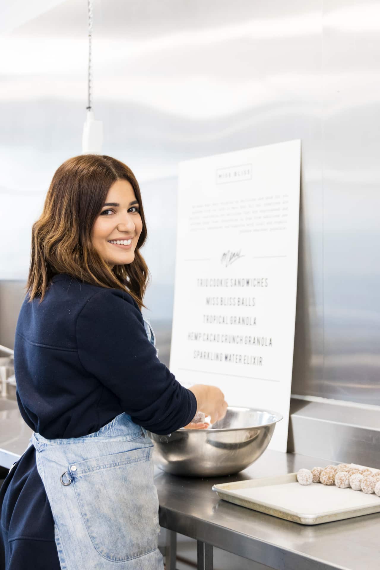 Nutritionist and the owner of Miss Bliss Whole Foods Kitchen, Jacqui Toumbas.