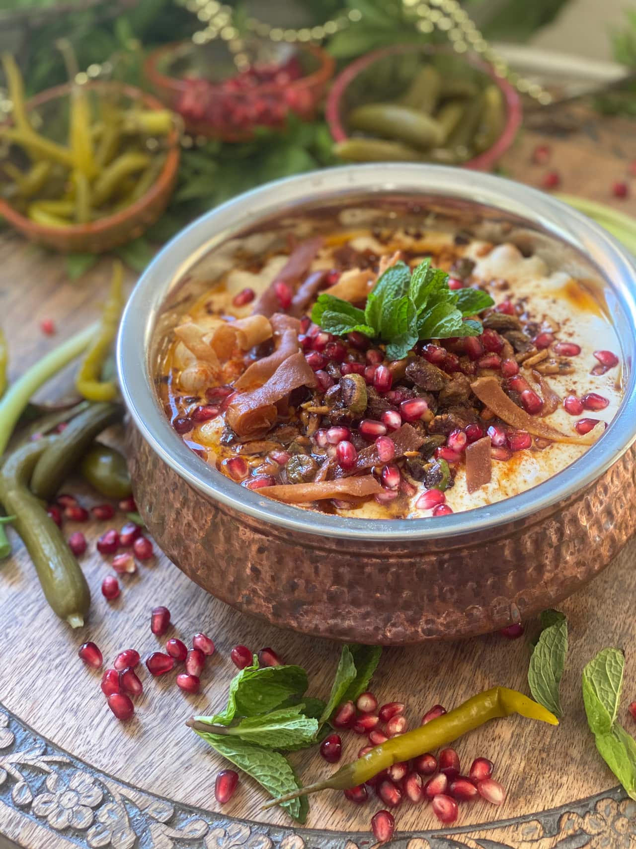Chickpea fatteh