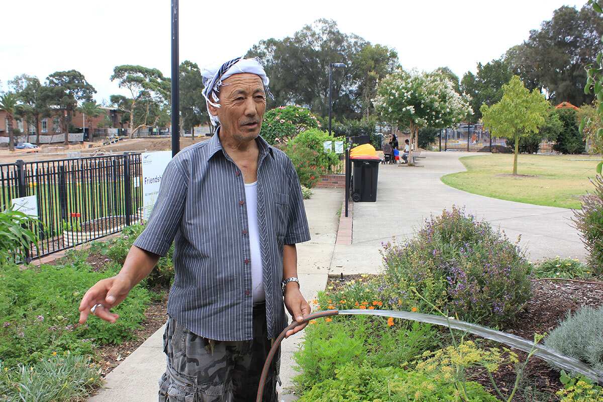 Hamza (no last name) at Community Kitchen