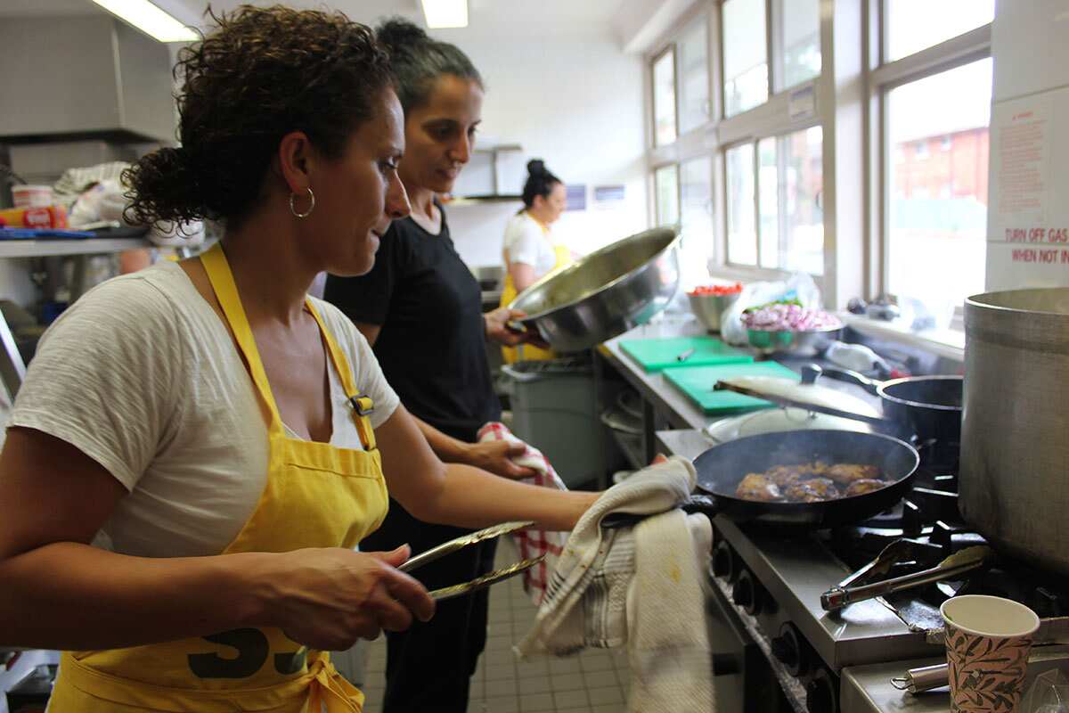 Carol (left) and Sharon Salloum