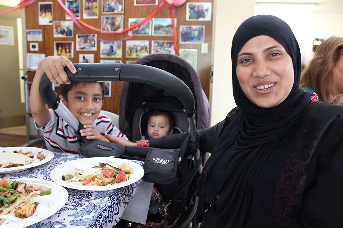 Sajeda at Community Kitchen (no last name)