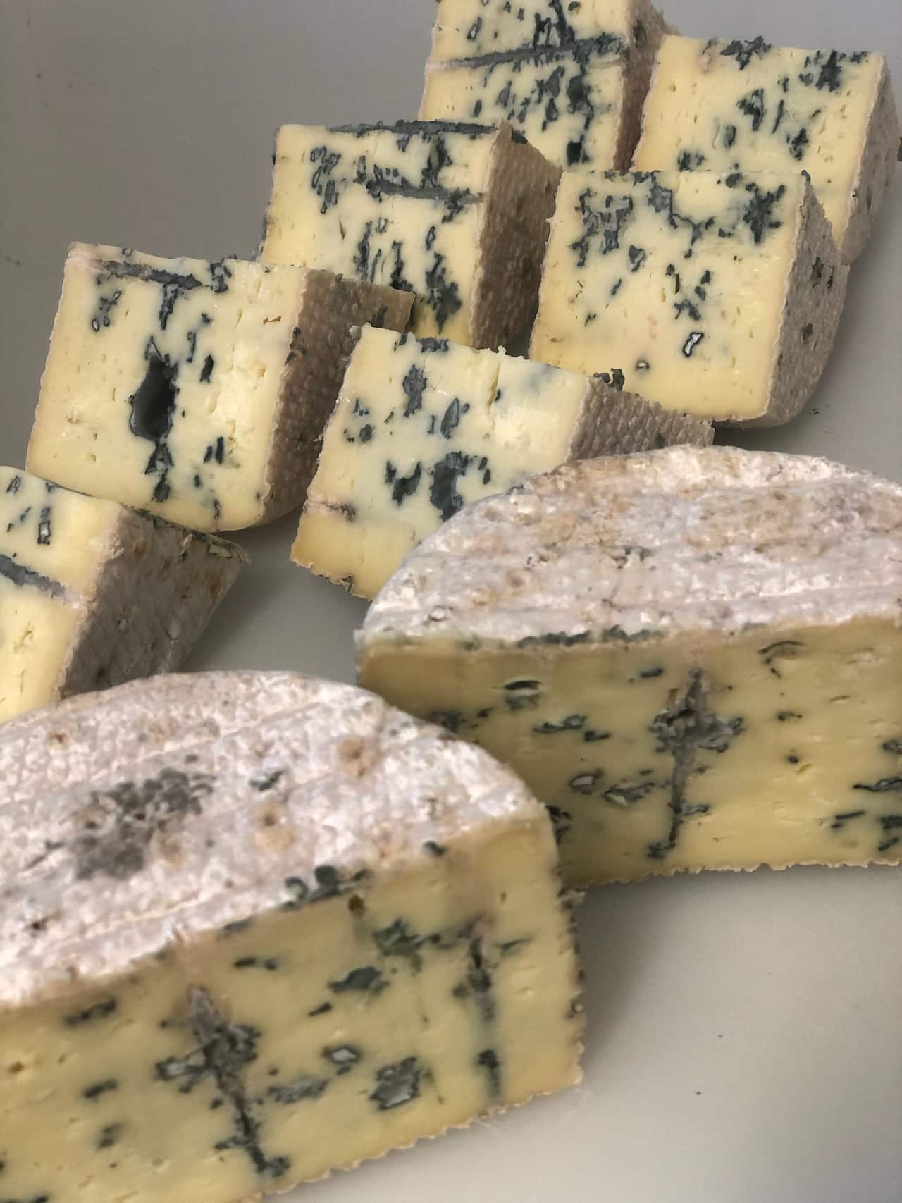 Rosie Cupitt's blue cheese called ‘flor azul’.