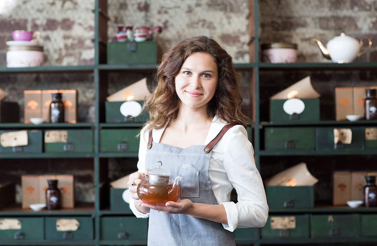 Sarah de Witt of The Brunswick tea Room