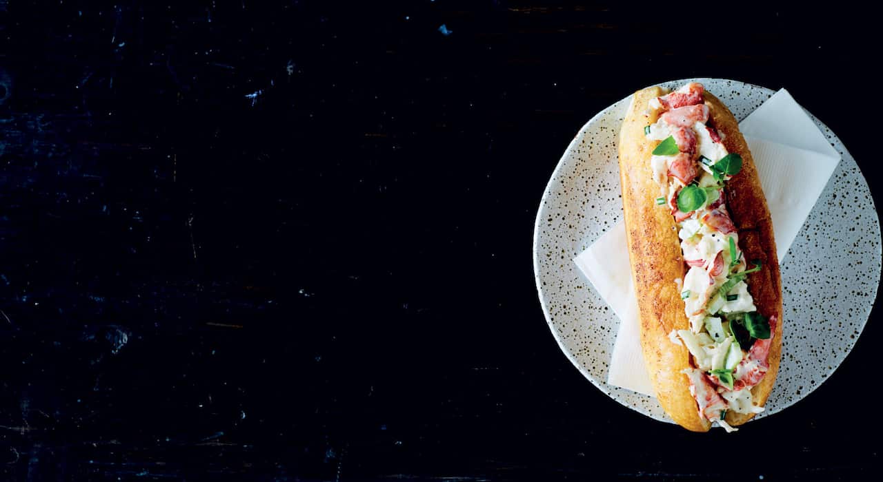 The New England lobster roll.