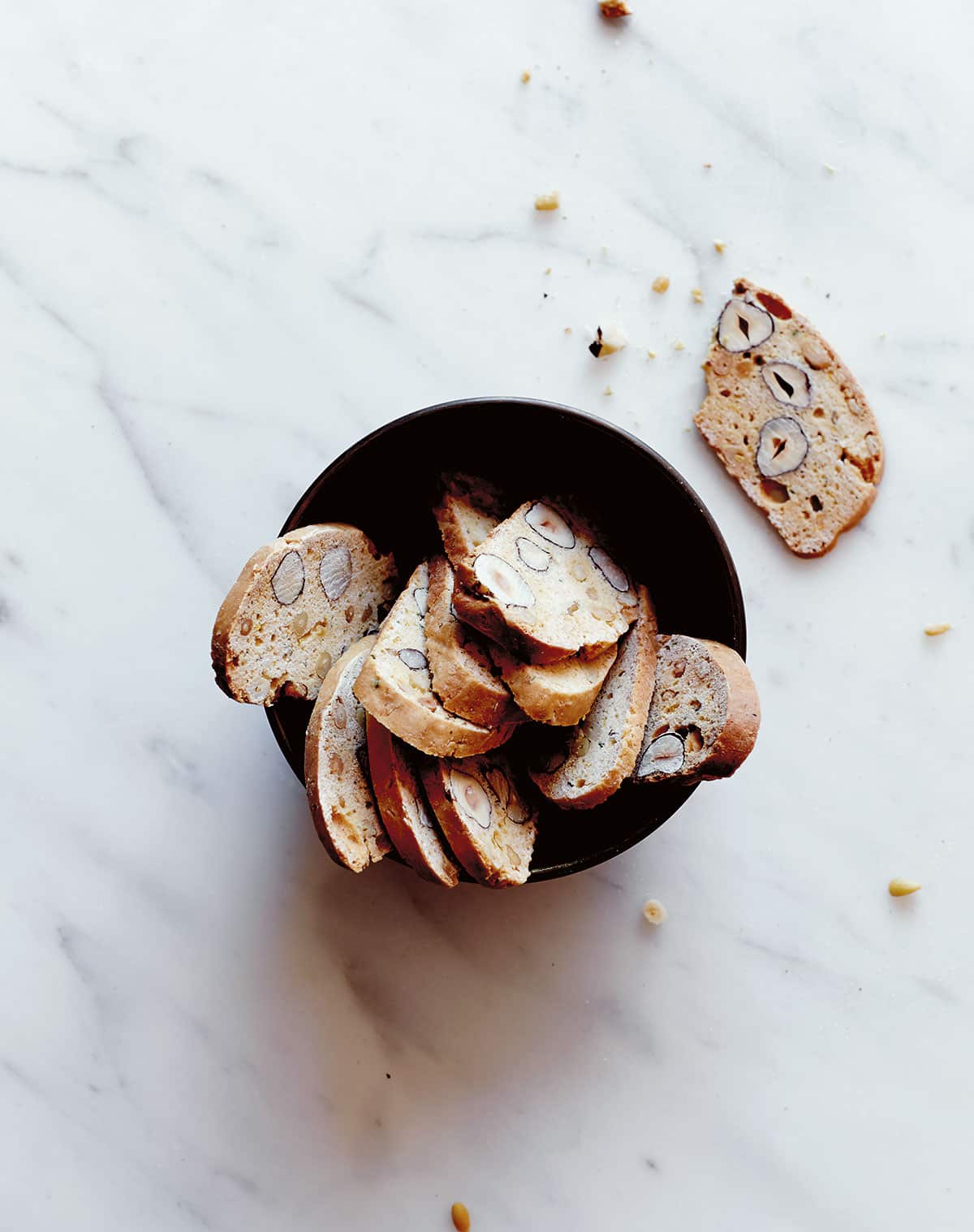 Rosemary, hazelnut & orange biscotti