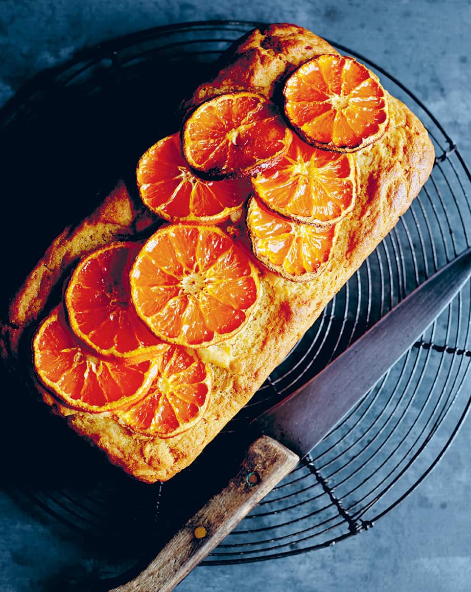 Mandarin & bay leaf olive loaf