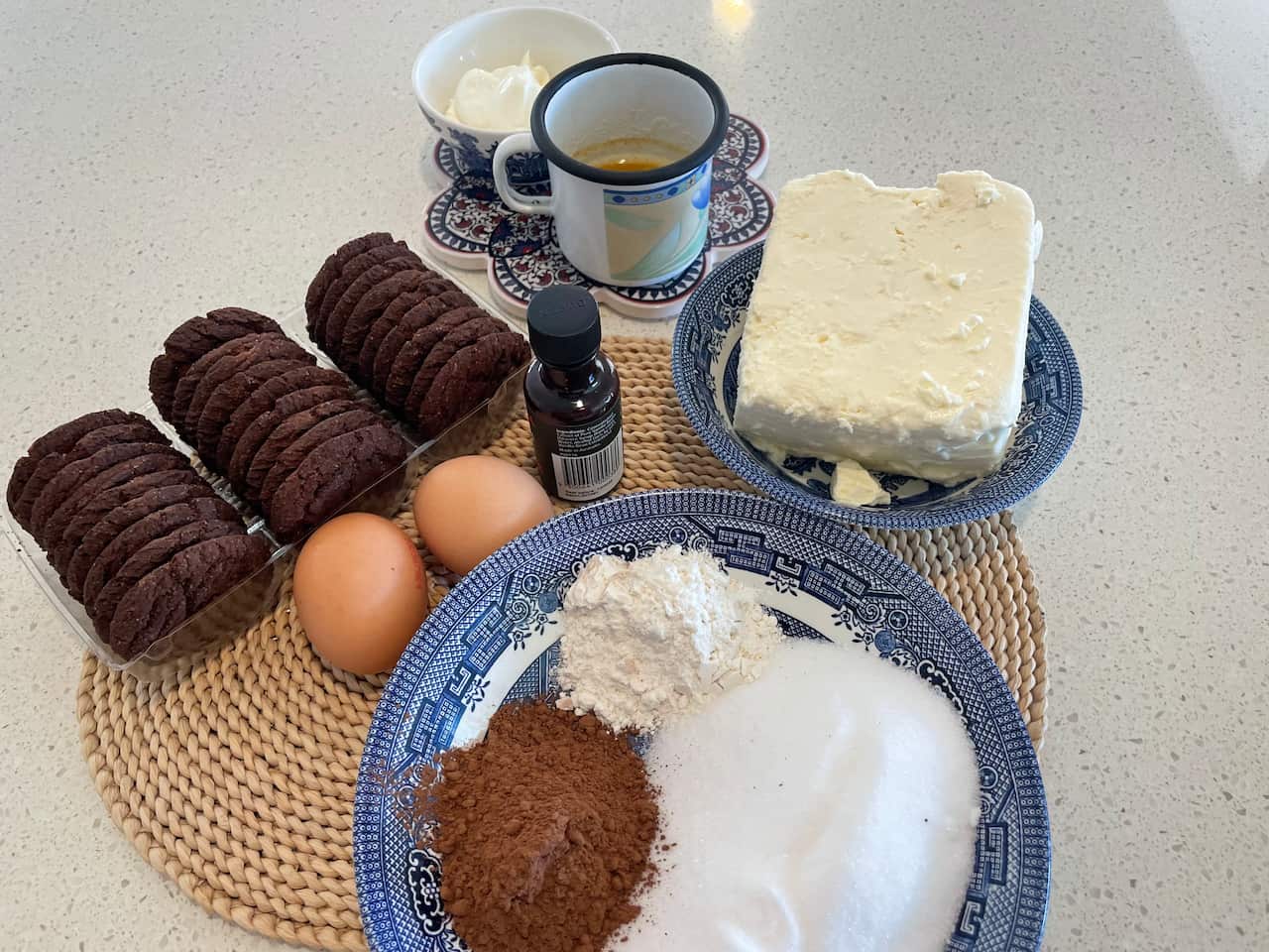 Estonian cheesecake ingredients