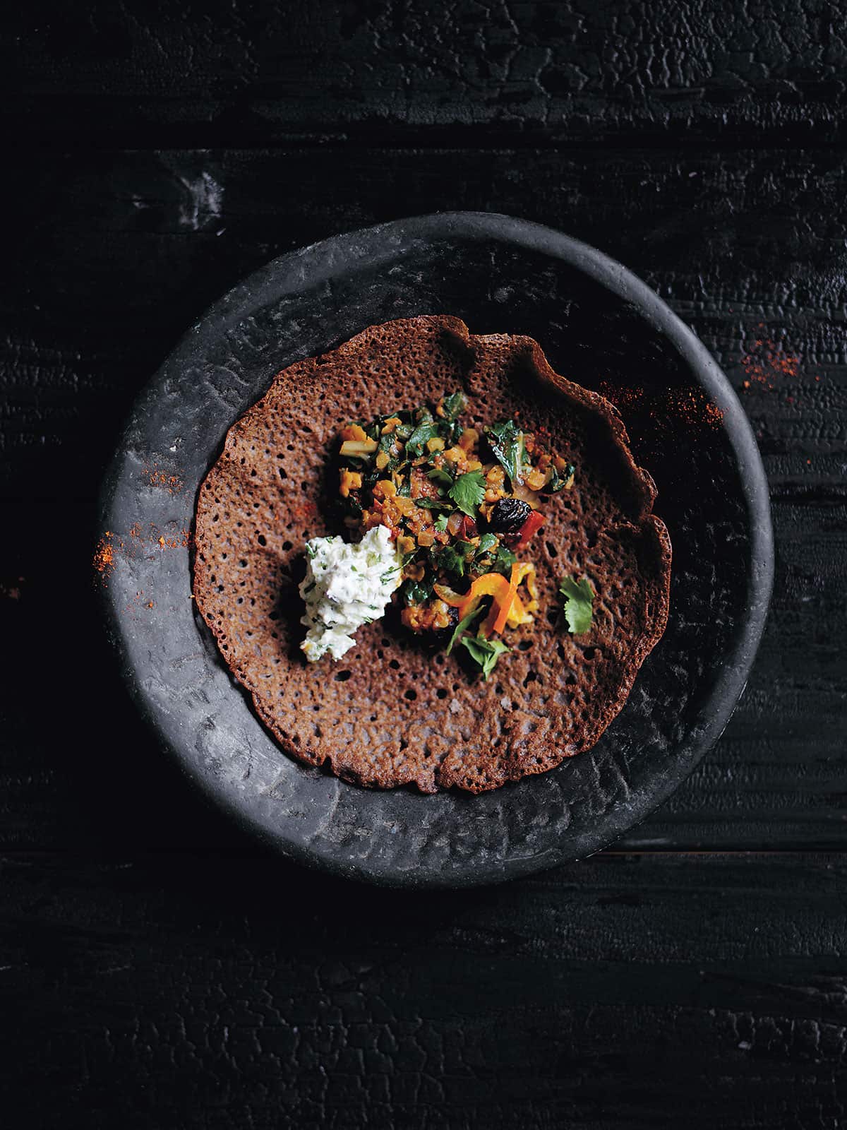 Injera flatbread
