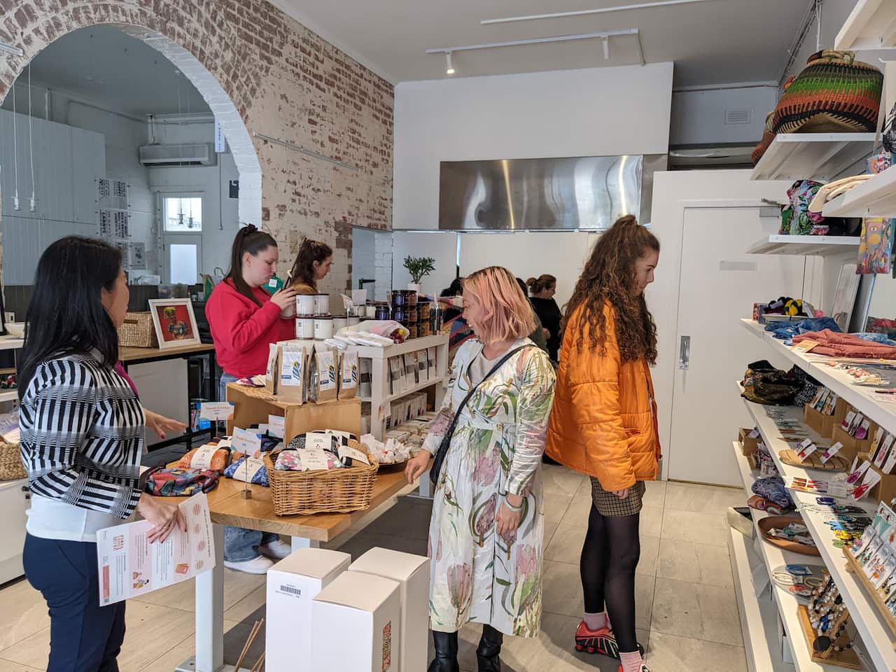 Crafted culture store inside