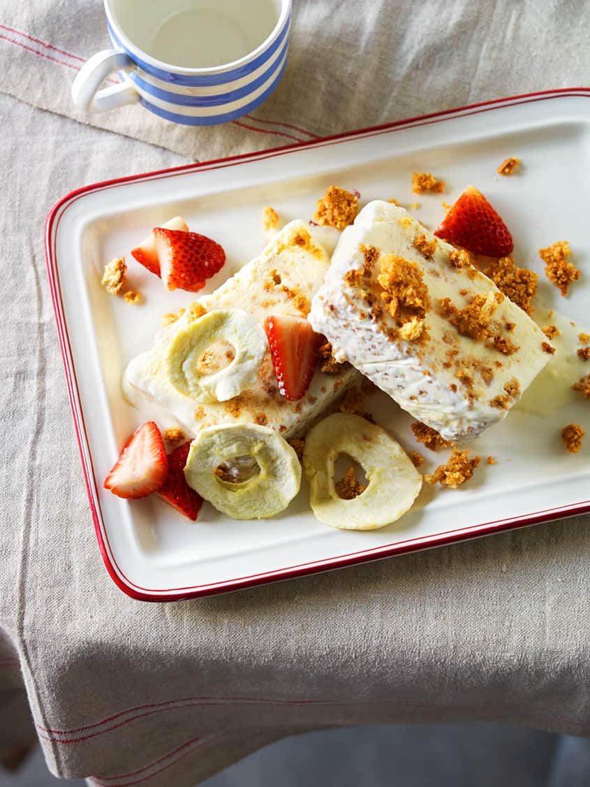 Irish soda bread ice-cream