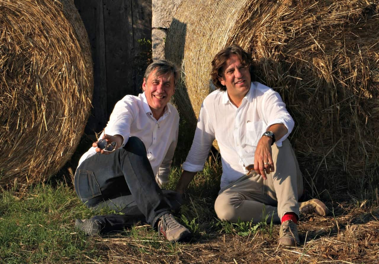 Andrew Graham-Dixon and Giorgio Locatelli