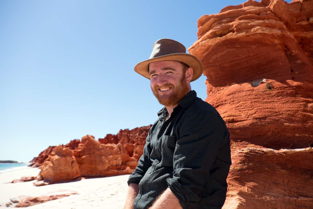 Jack Stein at Cape Leveque in WA