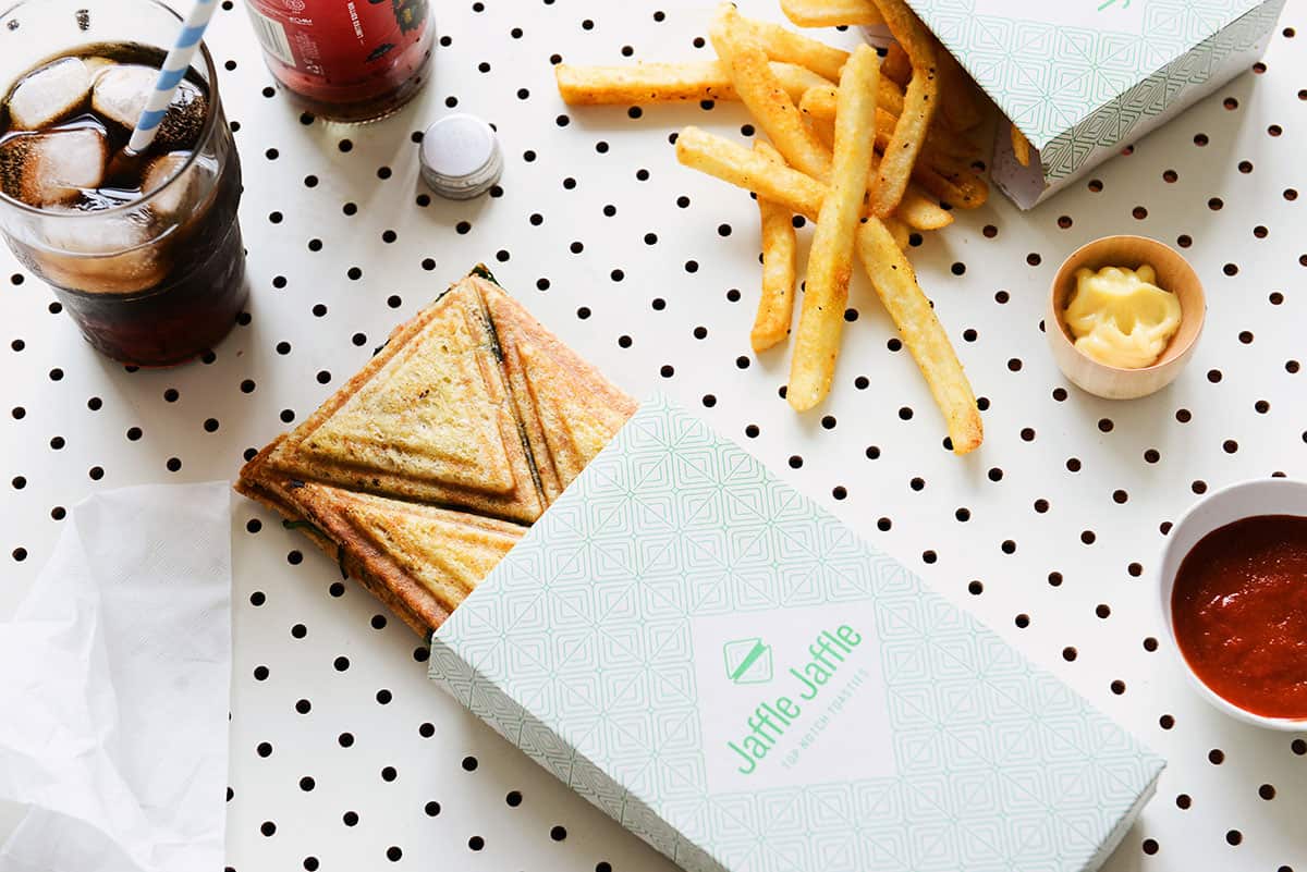 Food at Jaffle Jaffle 