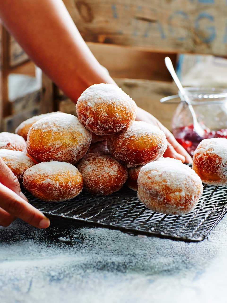 Jam doughnuts