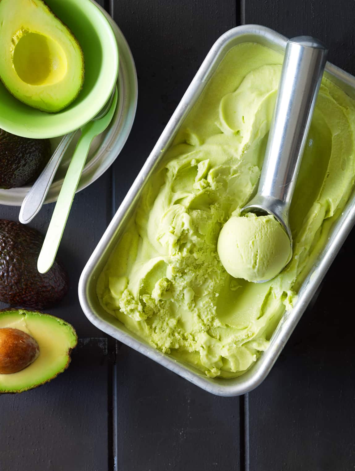 Jamaican avocado ice-cream
