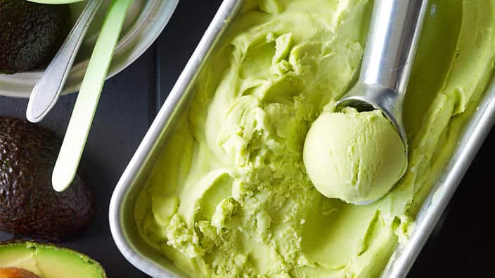 Jamaican avocado ice-cream