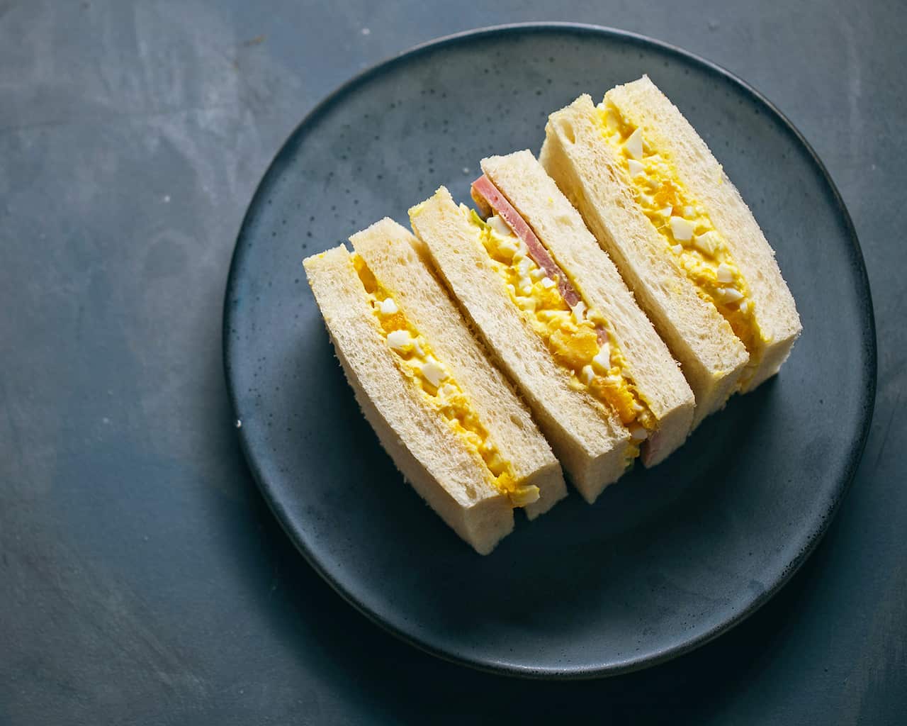 Japanese egg salad sandwich