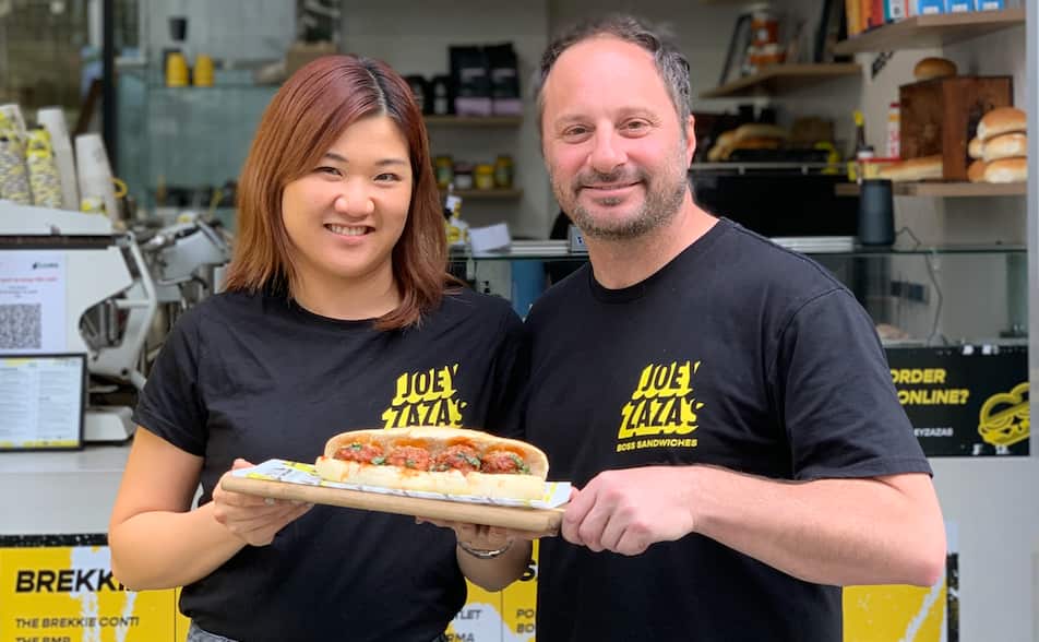 Joe and Michelle Rechichi have a sandwich bar that features Joe's family meatball recipe.