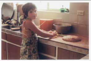 Julia Zemiro as a child.