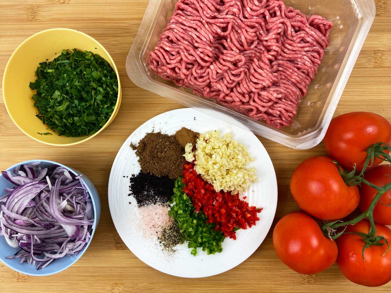 Kabab ingredients