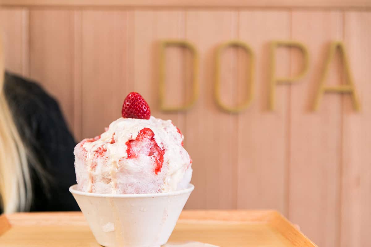 Kakigori at Dopa by Devon