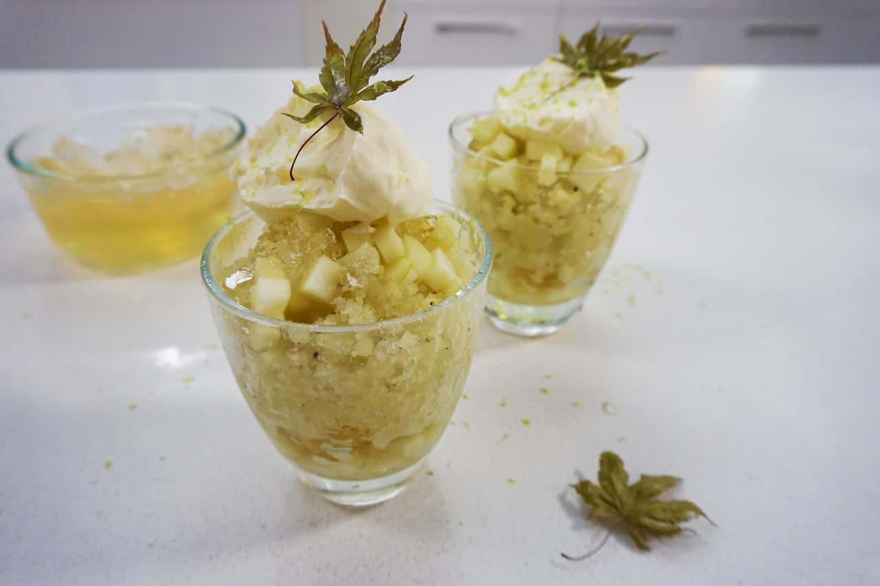 Kakigori with umeshu