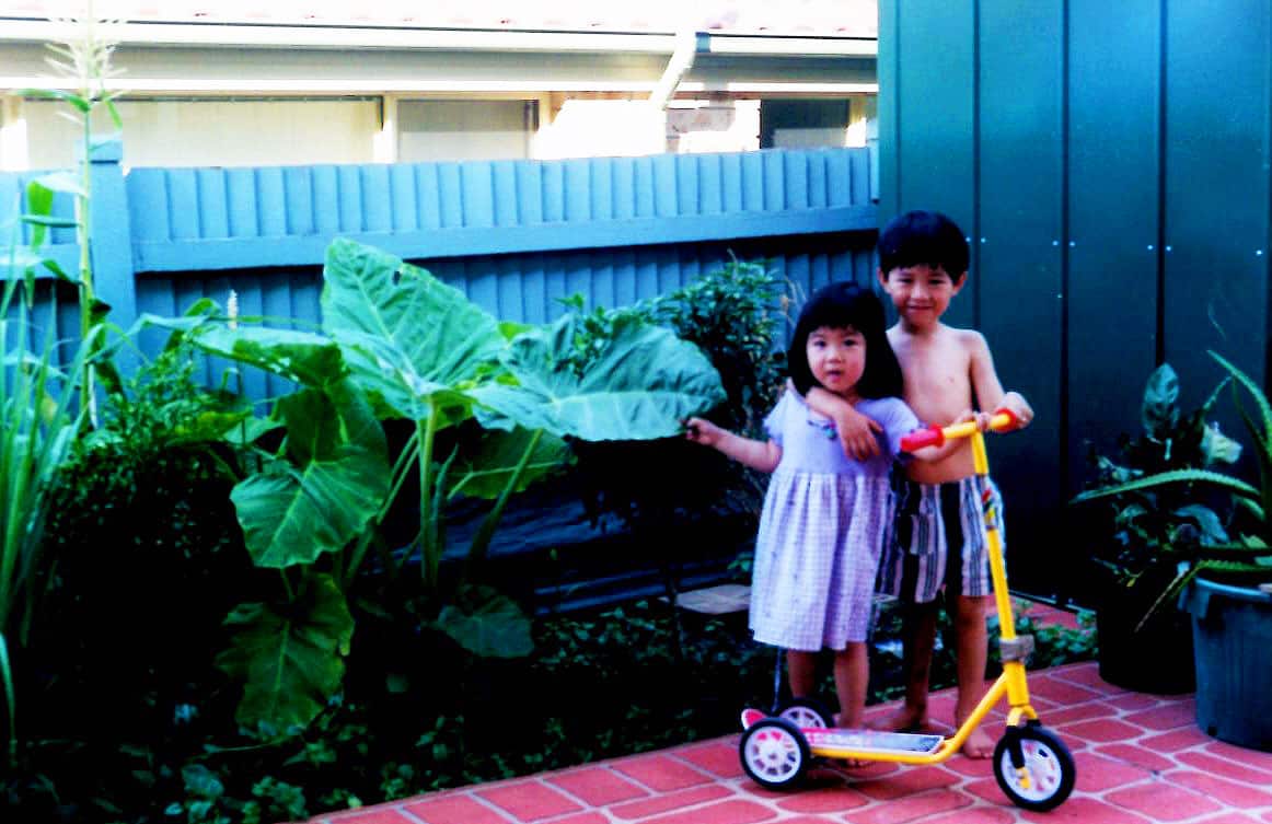 Katrina Trinh and her brother.