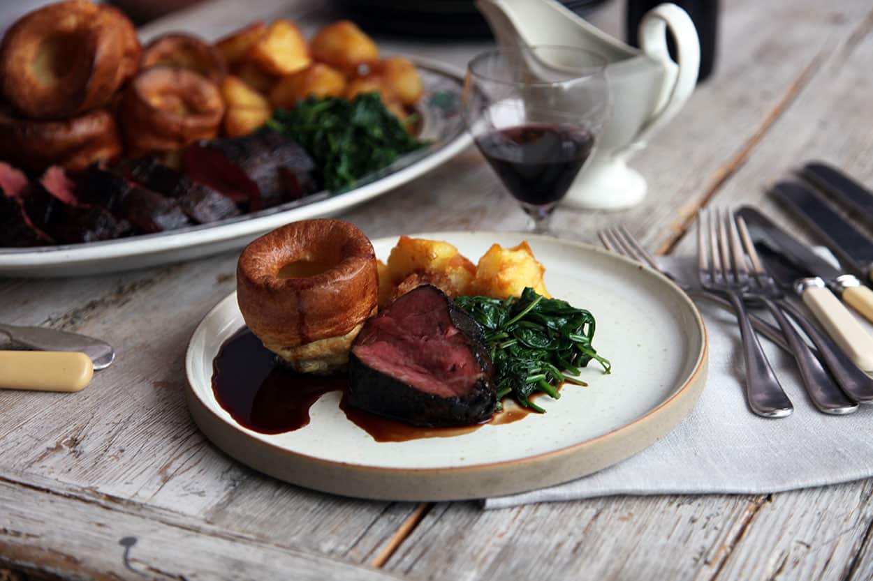 Treacle-cured roast beef 