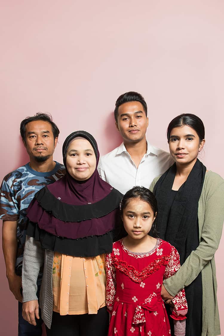 Now to Launch entrepreneur Kha Re Mar and family