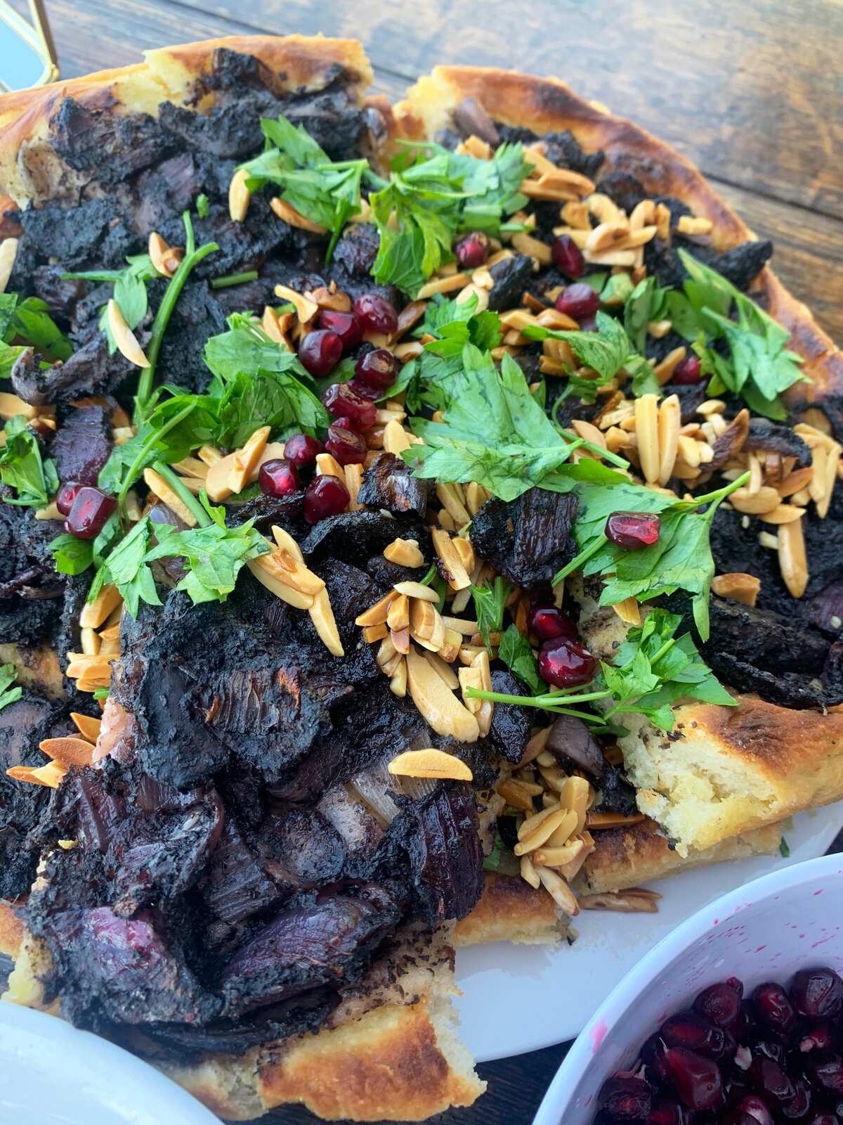 Everyone in her family has a different version of the dish – this mushroom take is her spin.