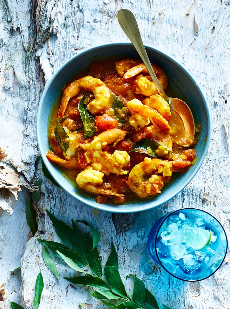 King prawn rougaille